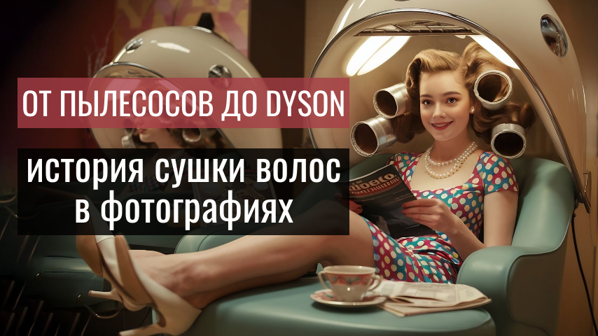 История сушки волос в ретро фотографиях<