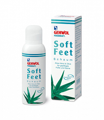 КОСМЕТИКА Gehwol Fusskraft Soft Feet - Пенка для ног с гиалуроновой кислотой, 125 мл, 1*12807